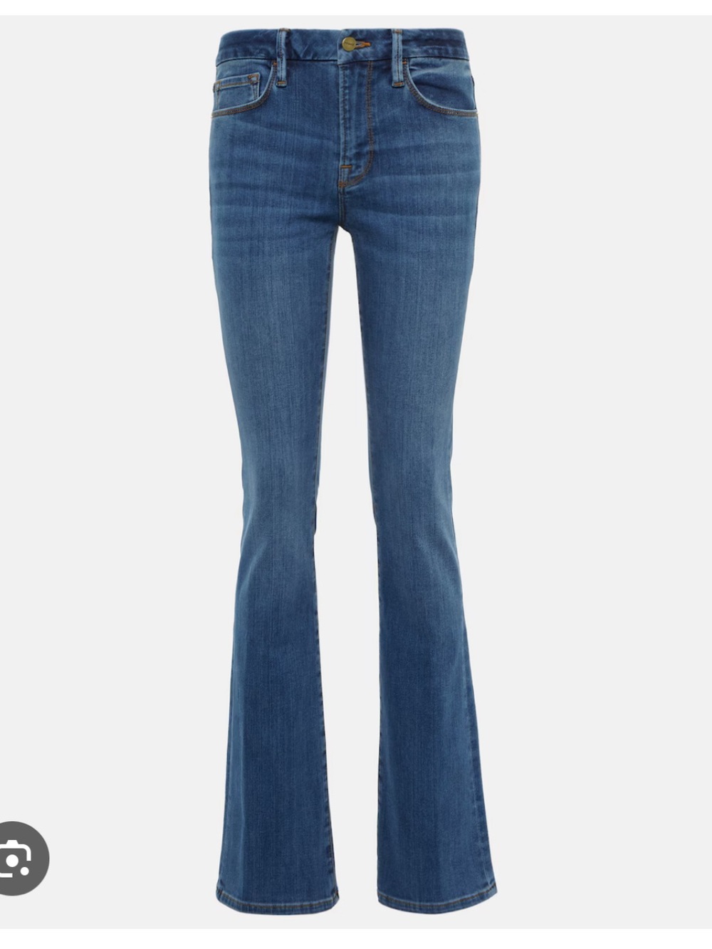 Frame Denim Le Mini Boot Mid-Rise Jeans